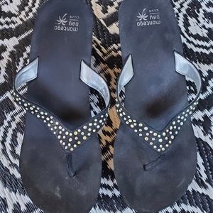 Black Montego Bay Club Wedge Sandals